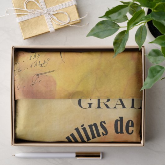 Rustikaler Herbst lässt Erntezeit entziehen Seidenpapier (Geschenk)