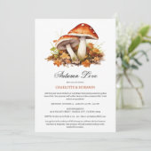 Rustikaler Herbst oder Herbstdusche Einladung (Stehend Vorderseite)