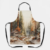 Rustikaler Herbst Schürze (Vorderseite)