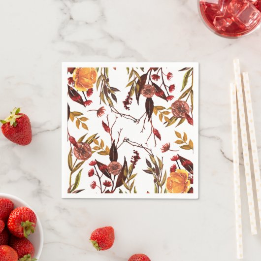 Rustikaler Herbst Serviette (Beispiel)