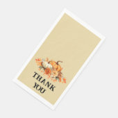 Rustikaler Herbst Serviette (Ecke)