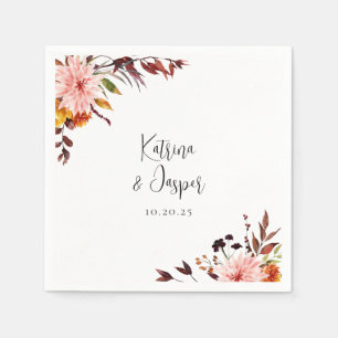 Rustikaler Herbst Serviette