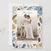 Rustikaler Herbst verlässt Hochzeit im Herbst dank Einladung (Vorderseite)