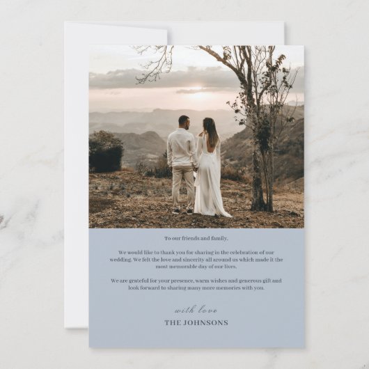 Rustikaler Herbst verlässt Hochzeit im Herbst dank Einladung (Rückseite)