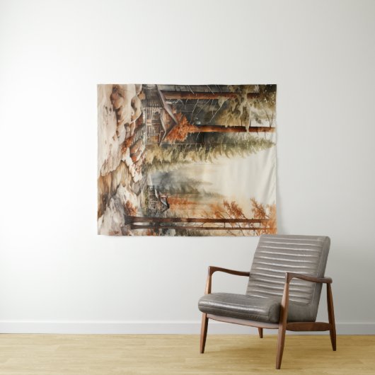 Rustikaler Herbst Wandteppich (Beispiel (Horizontal))