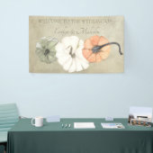 Rustikaler Herbst Weißer Herbst, Orange Pumpkins H Banner (Messeveranstaltung)
