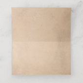 Rustikaler Herbst Weißer Herbst, Orange Pumpkins H Platzkarte (Innenseite Aufgefaltet)