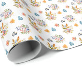 Rustikaler Herbstausgang Geschenkpapier (Rolleneckpunkt)