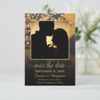 Rustikaler Herbstbaum mit Foto Hochzeit