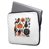 Rustikaler Herbsternte Folk Klassischer T - Shirt Laptopschutzhülle (Vorderseite Links)