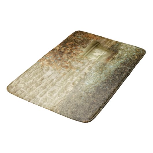 Rustikaler Herbstgarten Badematte (Schrägansicht)