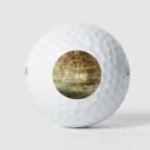Rustikaler Herbstgarten Golfball (Vorderseite)