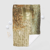 Rustikaler Herbstgarten Golfhandtuch (Insitu)