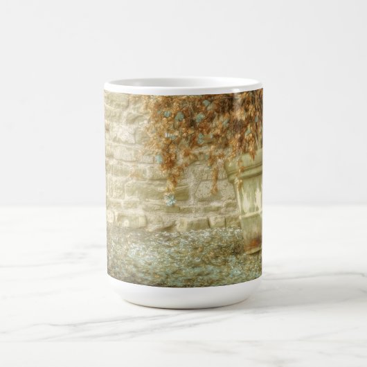 Rustikaler Herbstgarten Kaffeetasse (Mittel)