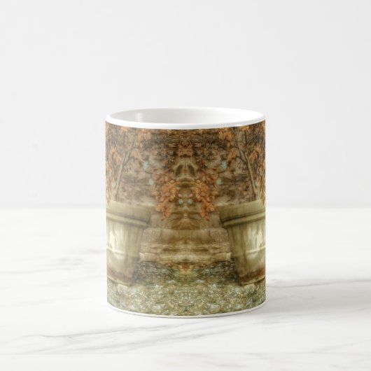 Rustikaler Herbstgarten Kaffeetasse (Mittel)