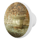 Rustikaler Herbstgarten Keramikknauf (Rechts)