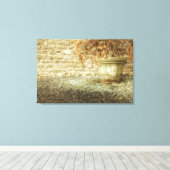 Rustikaler Herbstgarten Leinwanddruck (Insitu (Holzboden))