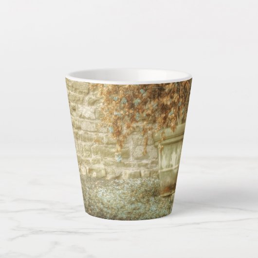 Rustikaler Herbstgarten Milchtasse (Vorderseite)