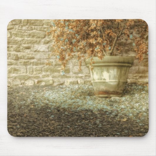 Rustikaler Herbstgarten Mousepad (Vorne)