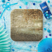 Rustikaler Herbstgarten Pappteller (Party)