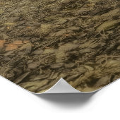 Rustikaler Herbstgarten Poster (Ecke)