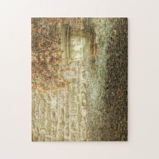 Rustikaler Herbstgarten Puzzle (Vertikal)