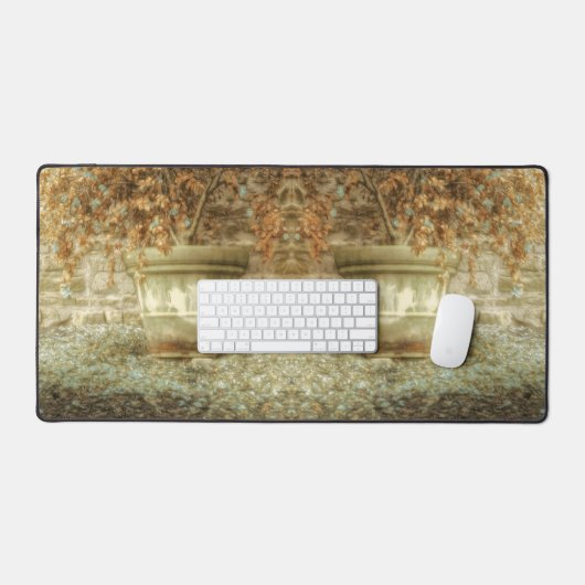 Rustikaler Herbstgarten Schreibtischunterlage (Tastatur & Maus)