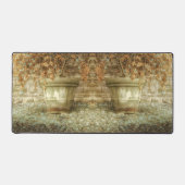 Rustikaler Herbstgarten Schreibtischunterlage (Vorderseite)