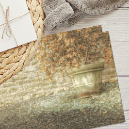 Rustikaler Herbstgarten Seidenpapier