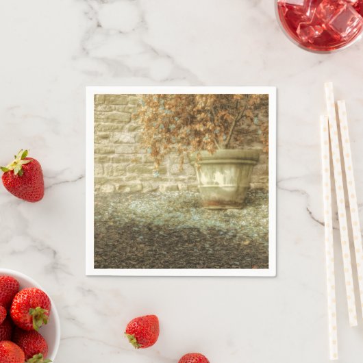 Rustikaler Herbstgarten Serviette (Beispiel)