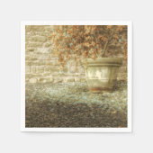 Rustikaler Herbstgarten Serviette (Vorderseite)