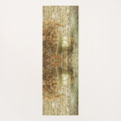 Rustikaler Herbstgarten Yogamatte (Rückseite)