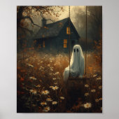 Rustikaler Herbstgeister auf Swing Spooky Hallowee Poster (Vorne)