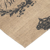 rustikaler Herbstherbst Erntedank dankbar gesegnet Mittelgroßer Tischläufer (Ecke)