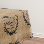 rustikaler Herbstherbst Erntedank dankbar gesegnet Tischdecke (Beispiel)