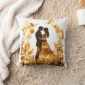 Rustikaler Herbstpilz Kissen (Decke)