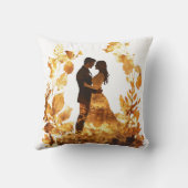 Rustikaler Herbstpilz Kissen (Rückseite)