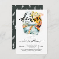 Rustikaler Herbstwald | Einladung zur Brautdusche