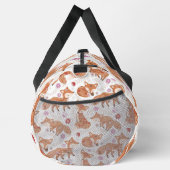 Rustikaler Herbstwald-Fuchs-Druck Duffle Bag (Rechts)