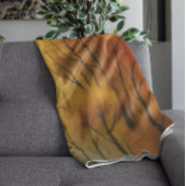 Rustikaler Herbstwald - Herbst Farbe Fleecedecke