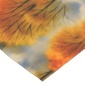 Rustikaler Herbstwald - Herbst Farbe Kurzer Tischläufer (Ecke)