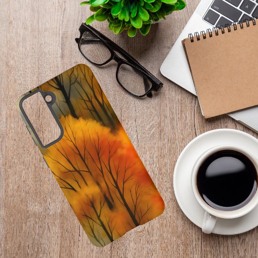 Rustikaler Herbstwald - Herbst Farbe Samsung Galaxy Hülle
