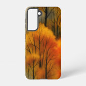 Rustikaler Herbstwald - Herbst Farbe Samsung Galaxy Hülle (Rückseite)