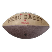 Rustikaler Hero Daddy Vatertag 2 FotoCollage Football (Gedreht 270)