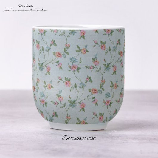 Rustikaler Hintergrund geblüht für Decopage-Kunstw Seidenpapier