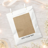 Rustikaler Hintergrund Geschenktütchen (Ausgeschnitten)