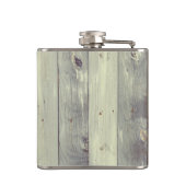 Rustikaler Hirschantler mit Monogram, PALE-Barnhol Flachmann (Rückseite)