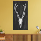 Rustikaler Hirschkopf Leinwanddruck (Insitu (Wohnzimmer))