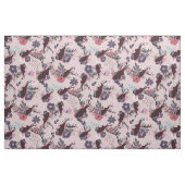 Rustikaler Hirschkopf Mauve Pink Floral Trendmuste Stoff (Fat Quarter (45,7 x 55,9 cm))