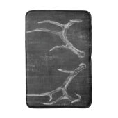 Rustikaler Hirschtierkopf im Kopfbrett Badematte (Vorderseite Vertikal)